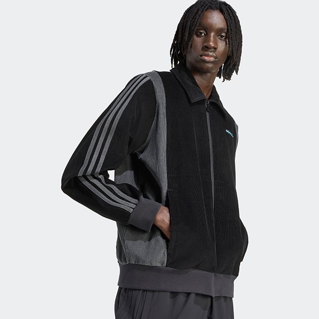 adidas RIBBON TRACKTOP ブルゾン トラックジャケット 黒S adidas RIBBON TRACKTOP ブラック（アディダス リボン トラック トップ