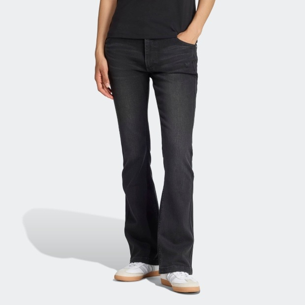 レディース アディレニウム シーズン 4 チームガイスト スリム LR デニムパンツ　ブラック　