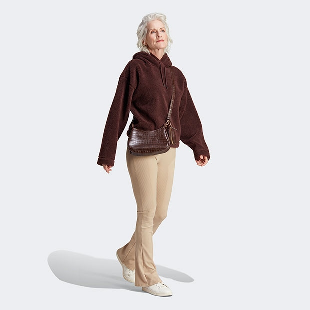 レディース プレミアム エッセンシャルズ パーカー シャドーブラウン