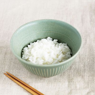 ごはんの量が分かる目安線入り茶碗　全３色