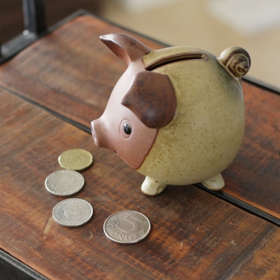 貯金箱　ブタ