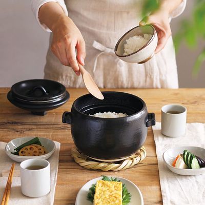 ごはん土鍋 2合炊き オカッテ 全2色