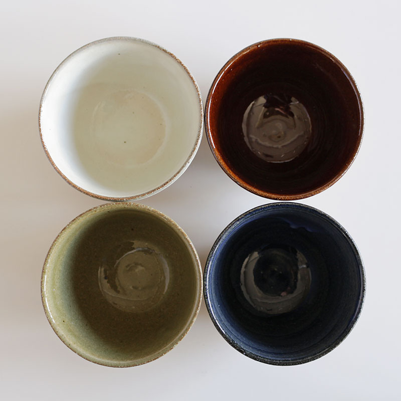 深川製磁 百年庵 茶灰釉赤 小どん 丼 小丼 鉢 5客 箱付 深川製磁 百年庵 茶灰釉赤 小丼5客揃 小鉢 ※