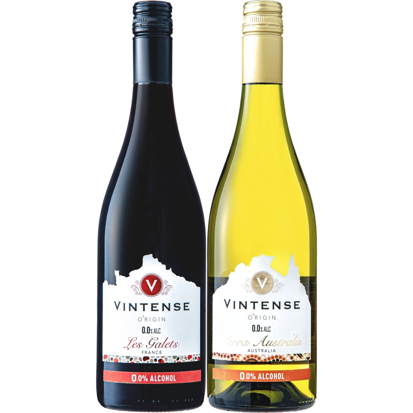 【ノンアルコールワイン】ヴィンテンス・オリジン レ・ギャレ&テッラ・オーストラリア 750ml×2本|高級ノンアルセット|金賞受賞|ギフトにおすすめ|敬老の日