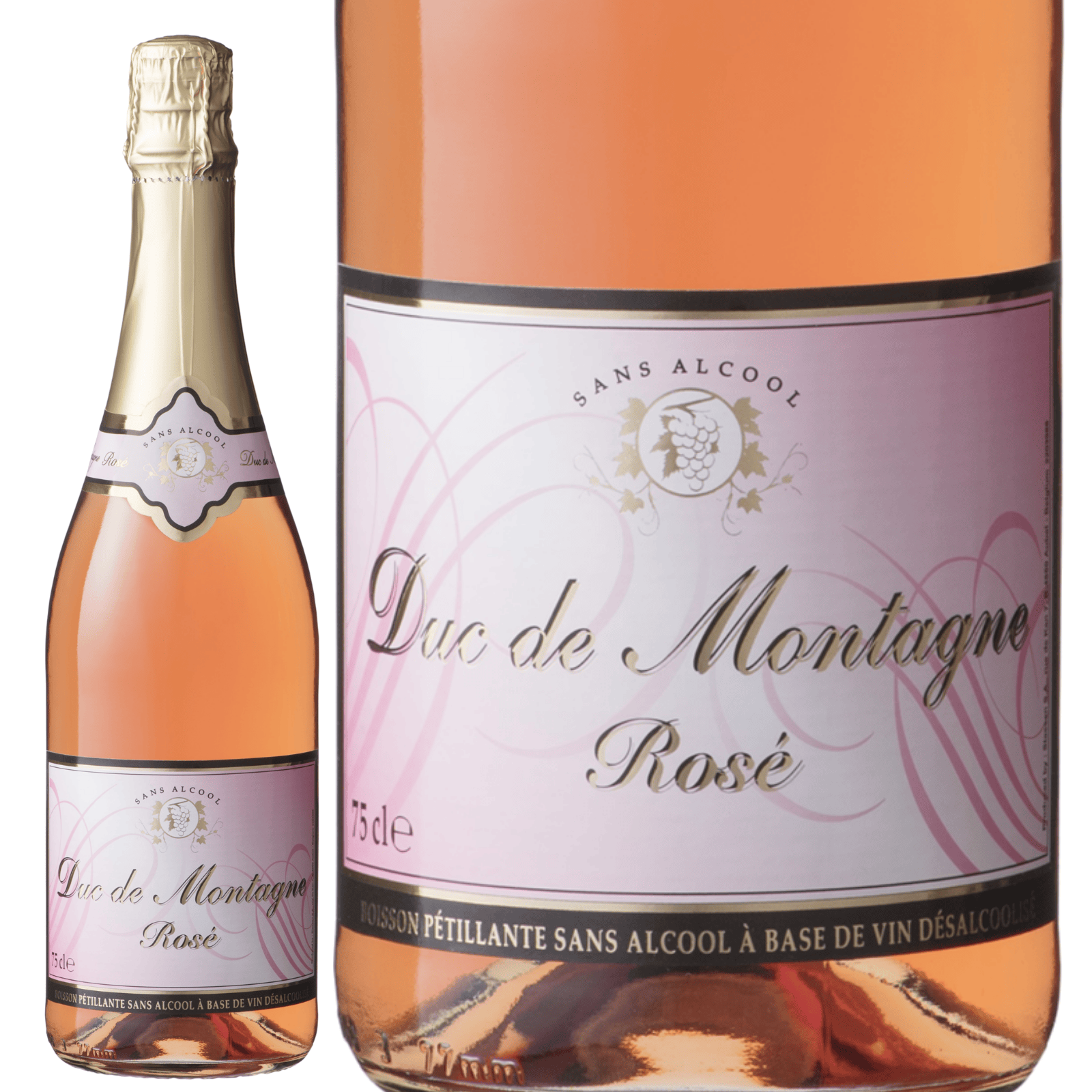 【バレンタインギフト】デュク・ドゥ・モンターニュ・ロゼ 泡 辛口【750ml】ギフトラッピング付｜ベルギー大使館推奨