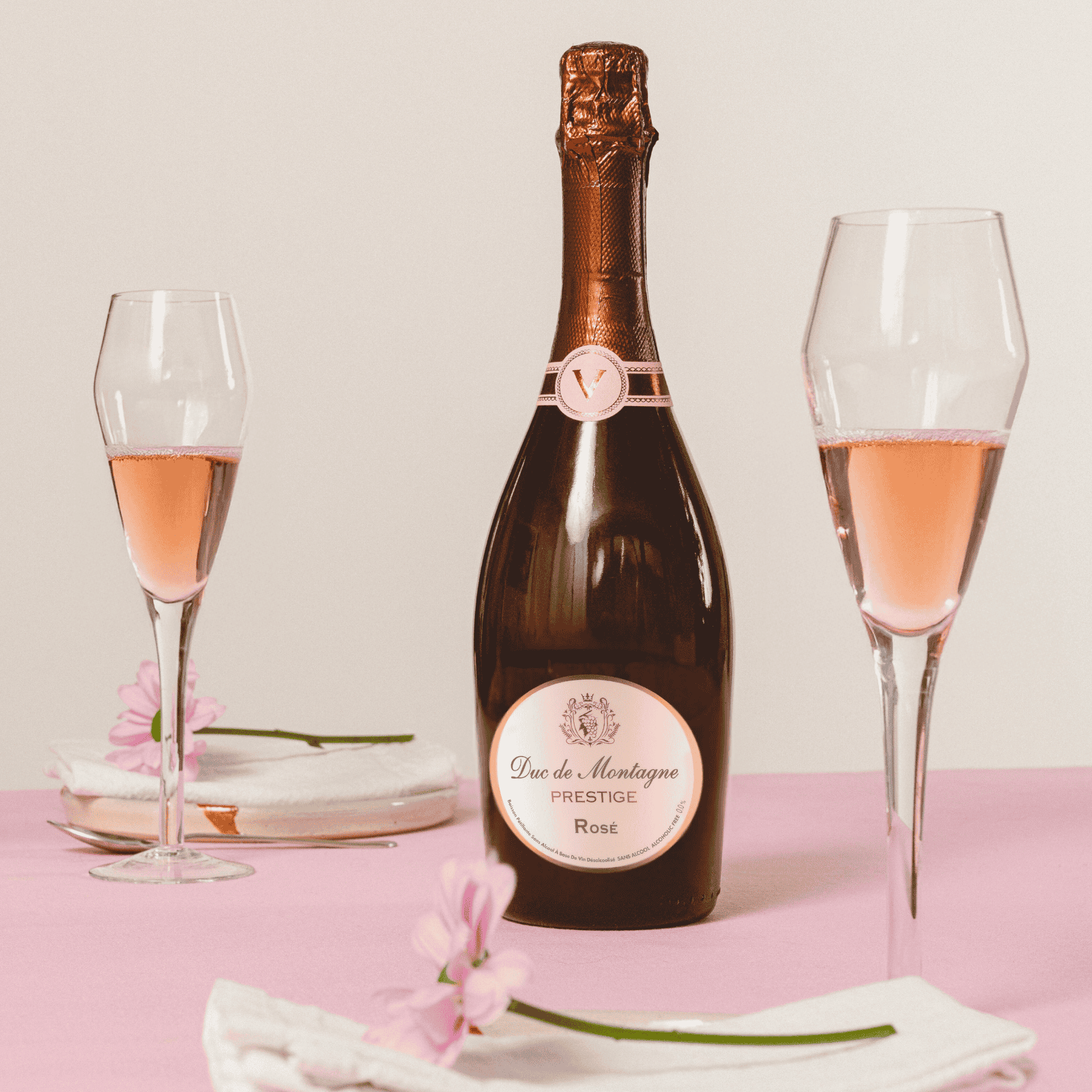 【ホワイトデーギフト】デュク・ドゥ・モンターニュ プレステージ・ロゼ 泡 辛口【750ml】箱付｜EXPO2025大阪・関西万博採用