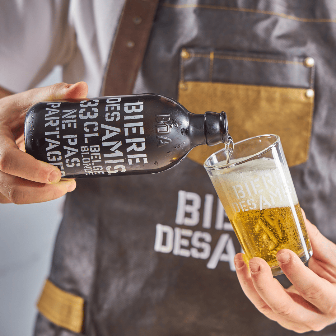 【父の日ギフトセット】ビア・デザミー・ブロンド アルコール入り＆ノンアルコール 4本セット【330ml×4本】｜BIERE DES AMIS｜ベルギー伝統 ブロンドエール｜父の日ギフト｜送料別