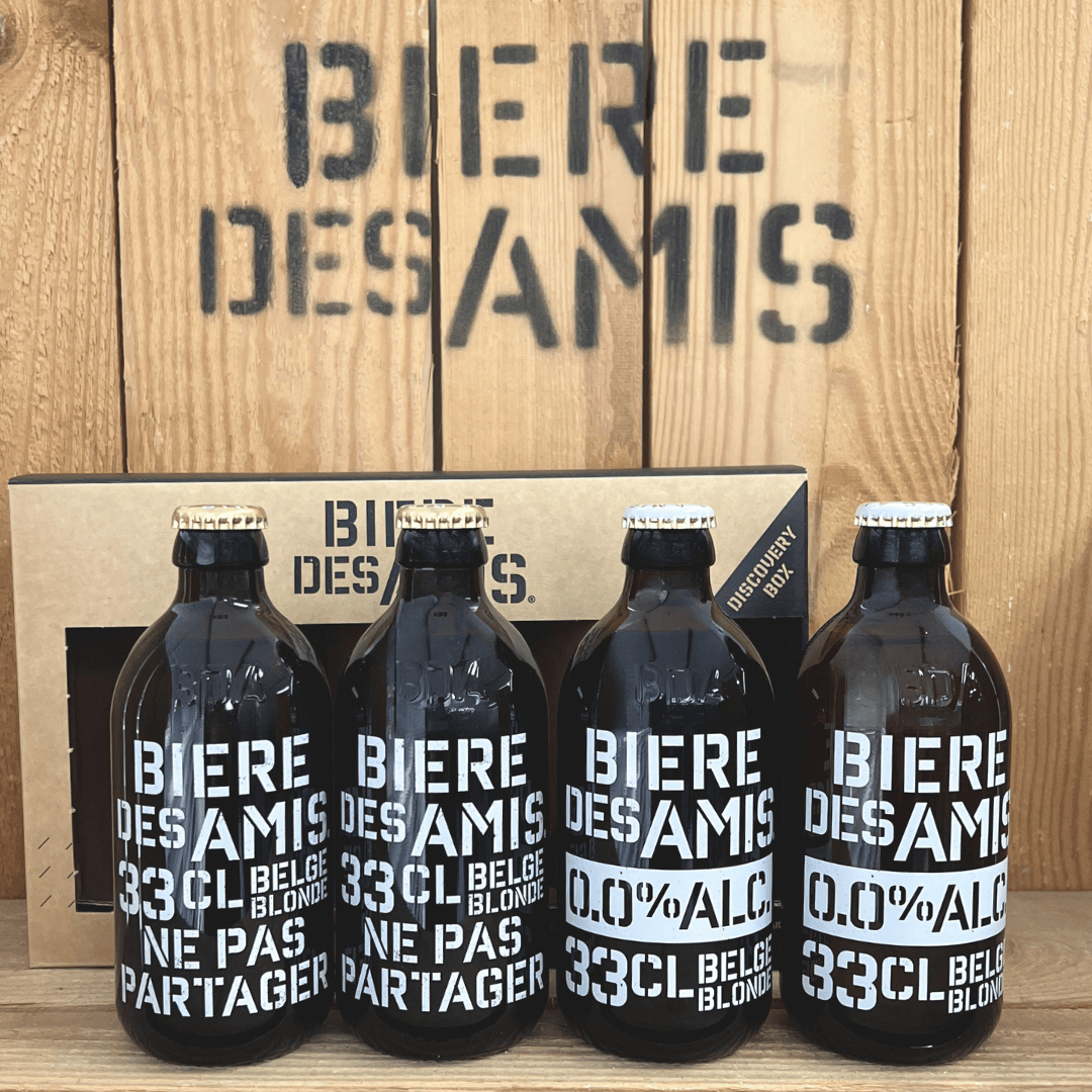 【父の日ギフトセット】ビア・デザミー・ブロンド アルコール入り＆ノンアルコール 4本セット【330ml×4本】｜BIERE DES AMIS｜ベルギー伝統 ブロンドエール｜父の日ギフト｜送料別
