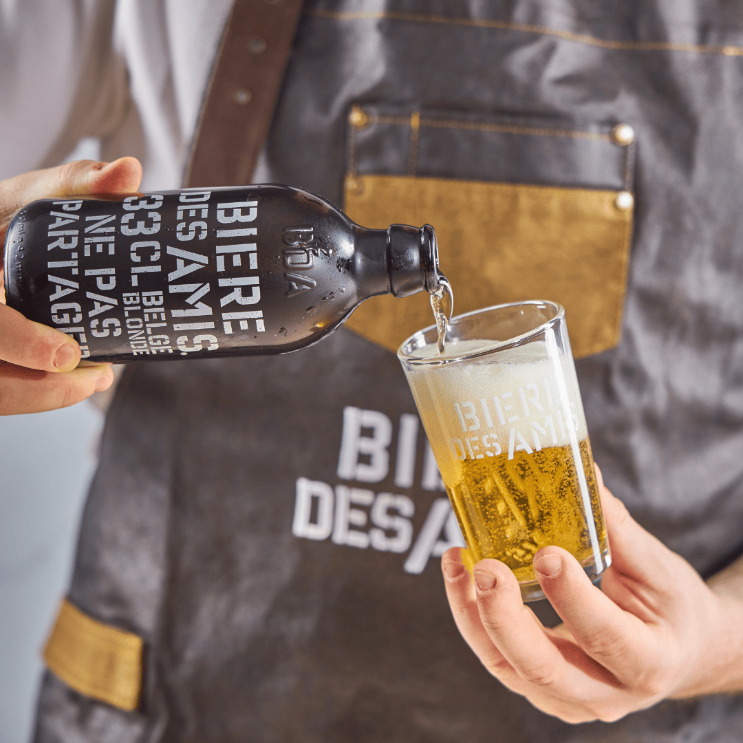 【父の日ギフトセット】ビア・デザミー（ブロンド/IPA/トリプル） 専用グラス付き3本セット【330ml×3本】｜BIERE DES AMIS｜ベルギー伝統 ブロンドエール｜父の日ギフト｜送料別