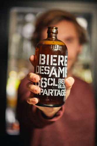 【期間限定割引】 BIERE DES AMIS 330ml（ベルギー伝統のブロンドエール ビール）24本