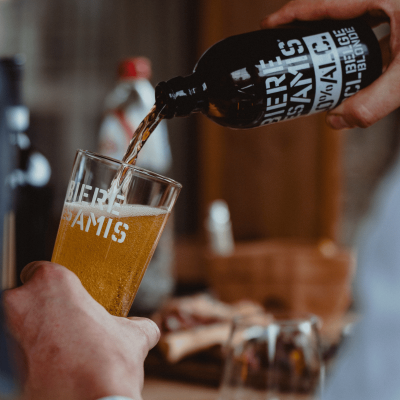 【ノンアルコールビール】ビア・デザミー0.0 6本セット 【330ml×6本】|BIERE DES AMIS|ベルギービール|妊婦さんOK 出産祝い お中元・還暦祝い プレゼント
