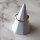 日本製 サンドブラスト スクリューイヤーカフ片耳用 K18GP|イヤーカフ