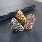 日本製 アラベスク イヤーカフ 金属アレルギー対応 片耳用|イヤーカフ