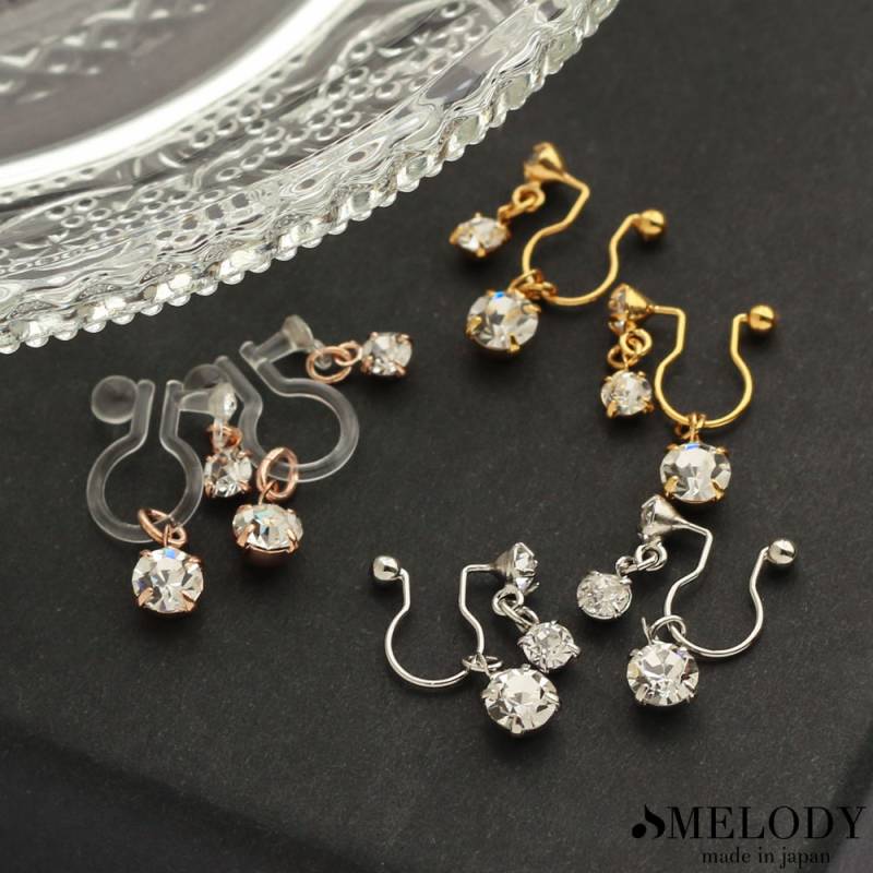 イヤリング,ノントルゥー（ピアスみたいなイヤリング）,樹脂ノン