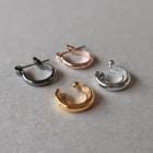 【SALE30％OFF】日本製 ノンホールピアス キャッチレス フープピアス 純チタン |ノントルゥー（ピアスみたいなイヤリング）|イヤリング