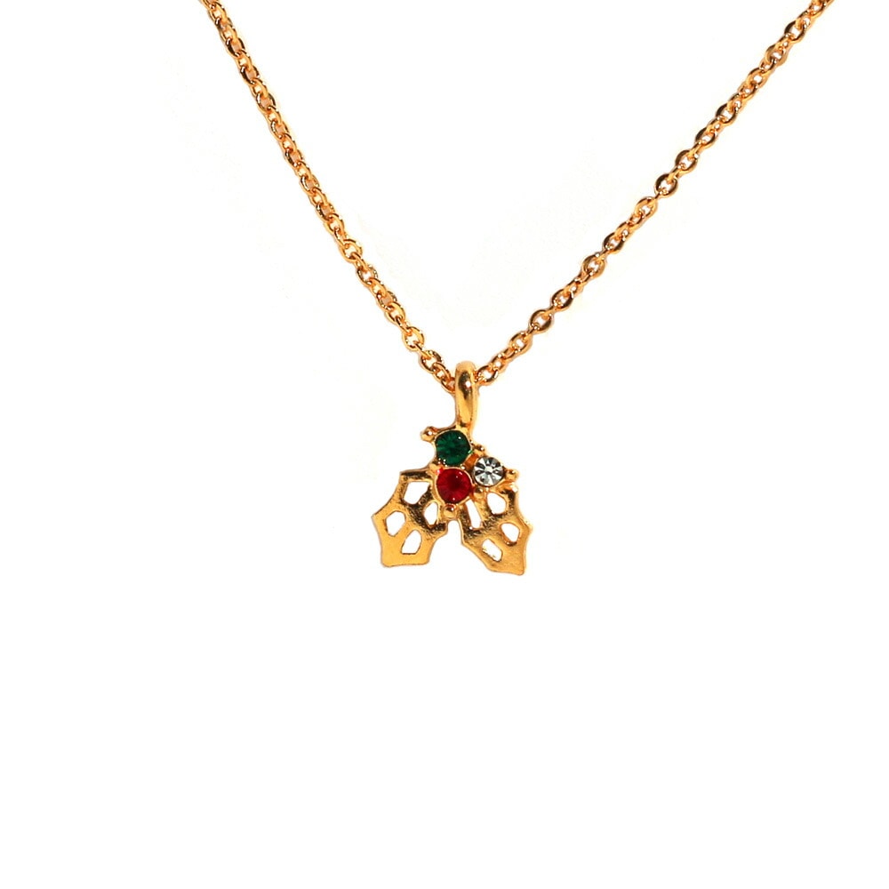 日本製 クリスマス ネックレス リース ひいらぎ 柊 | ネックレス