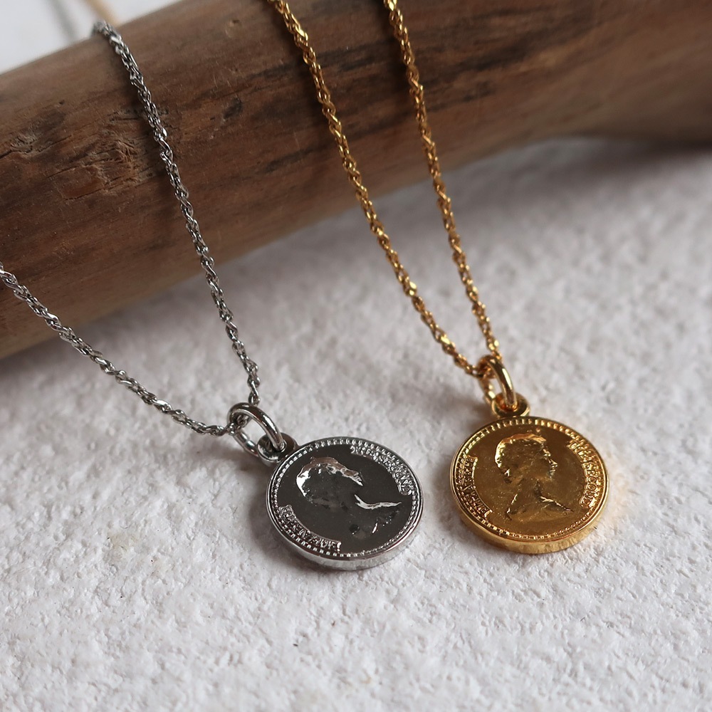 日本製 小さめコインネックレス | ネックレス | 日本製MelodyAccessoryメロディーアクセサリー公式