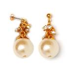 日本製 ビジューが煌めく イヤリング ピアス アクセサリー 