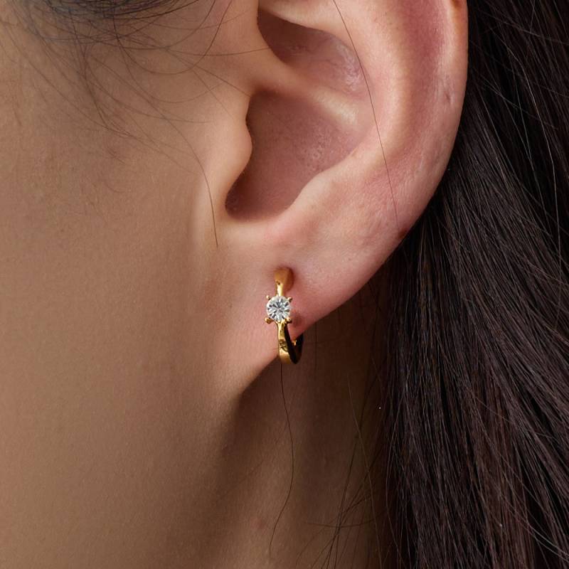 日本製 クリップ式イヤリング 金属アレルギー対応 樹脂カバー付き