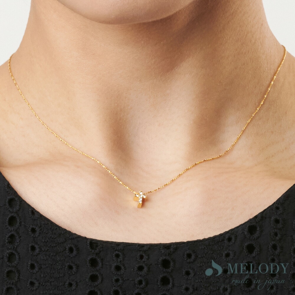 日本製 ネックレス クロス 十字架 金属アレルギー対応 | ネックレス