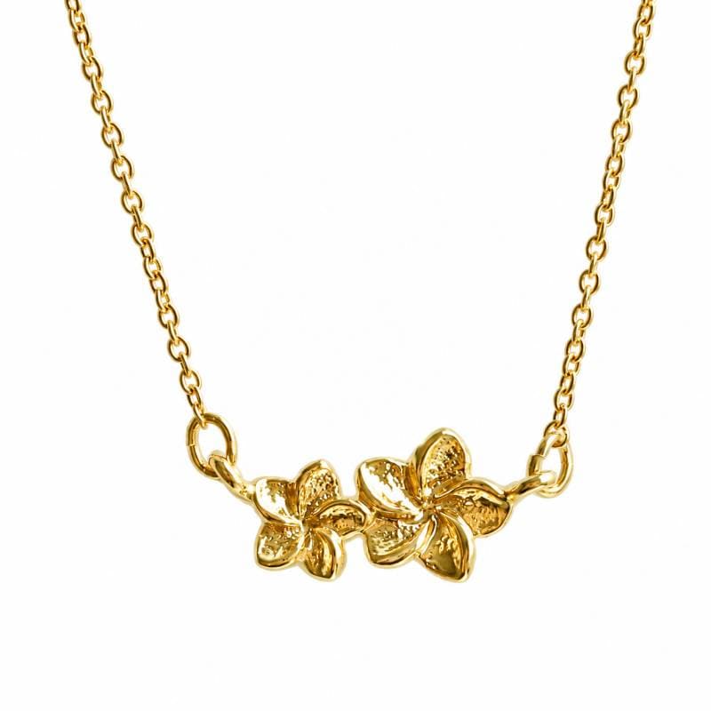 Twin Plumeria Necklace｜ツインプルメリアネックレス | ネックレス