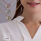  日本製  小ぶり1粒ビジュー ストーンネックレス|ショートネックレス|ネックレス