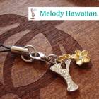 携帯ストラップ ハワイアン イニシャル|携帯ストラップ