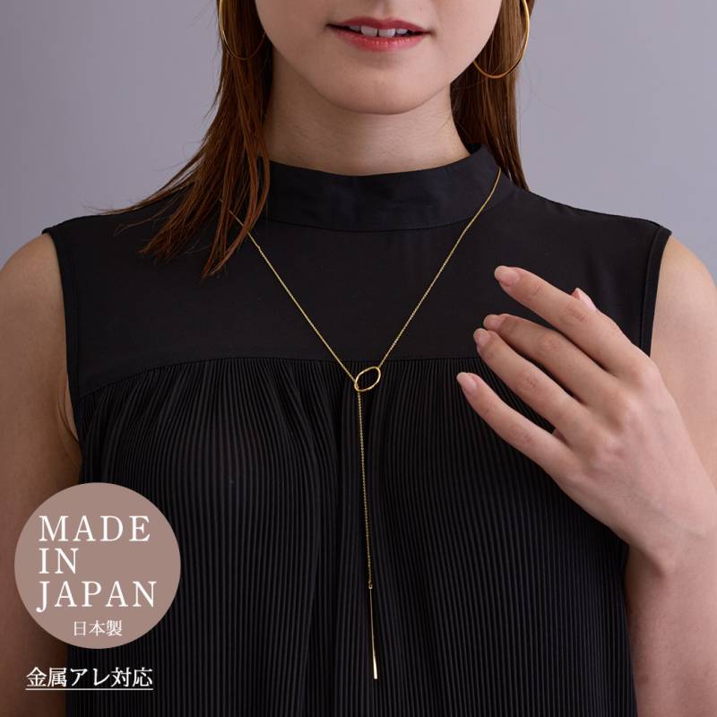日本製レディースアクセサリー 上品で華奢なネックレス・ピアス