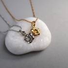 【SALE30％OFF】さりげなく可愛い、ハイビスカスハワイアンネックレス|ハワイアン・ターコイズ|ネックレス