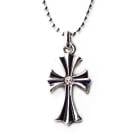 送料無料 4種類から選べるメンズクロスネックレス