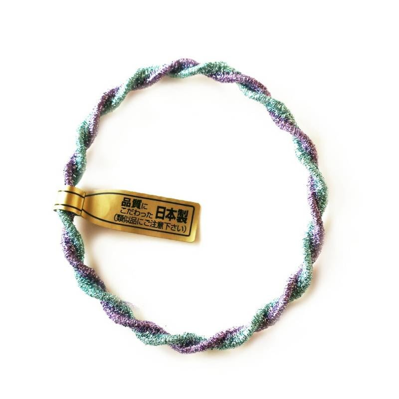 ヘアゴム No.27 日本製 グリッターツイストヘアゴム | ヘアーアクセサリー