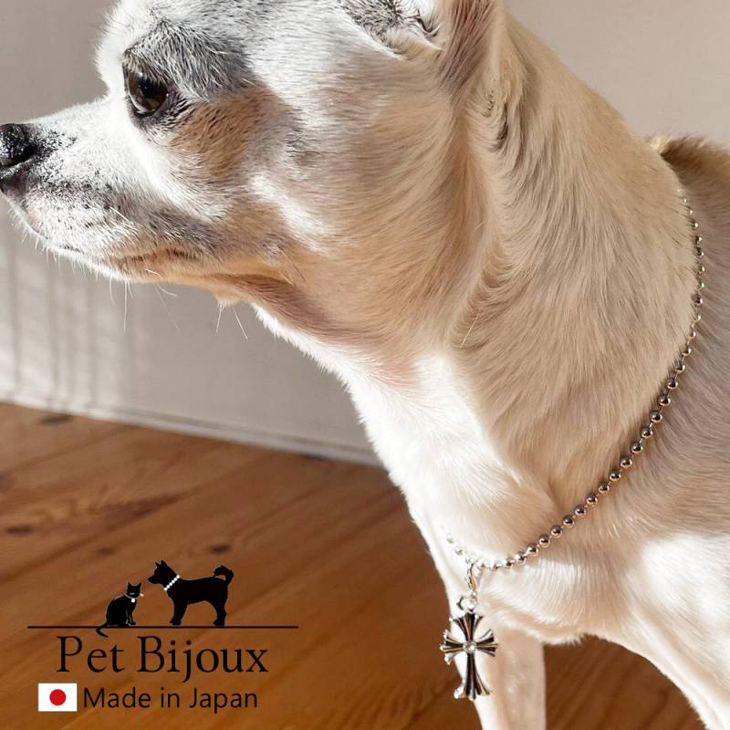 送料無料 ペットアクセサリー 犬用 ネックレス 十字架 クロス ドッグアクセサリー 首輪 チョーカー 犬 猫  ペット 小型犬 中型犬 かわいい おしゃれ トイプードル チワワ  ポメラニアン  ヨークシャーテリア シーズー マルチーズ  ペットアクセサリー
