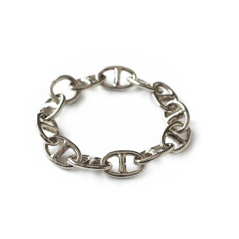 程良いボリューム感のマリンチェーンリング | 指輪 | 日本製