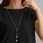 【SALE30％OFF】ロングパールラリエットループタイ ネックレス|ロングネックレス|ネックレス