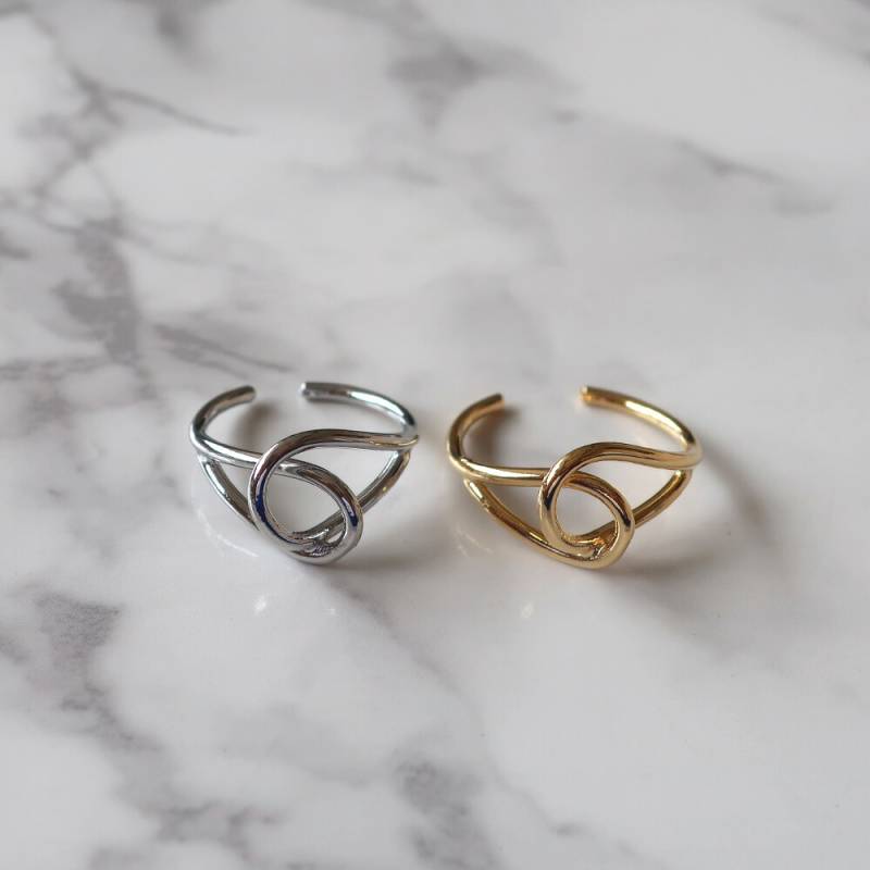 立体感あるフォルムがかわいい。インフィニティリング | リング 指輪