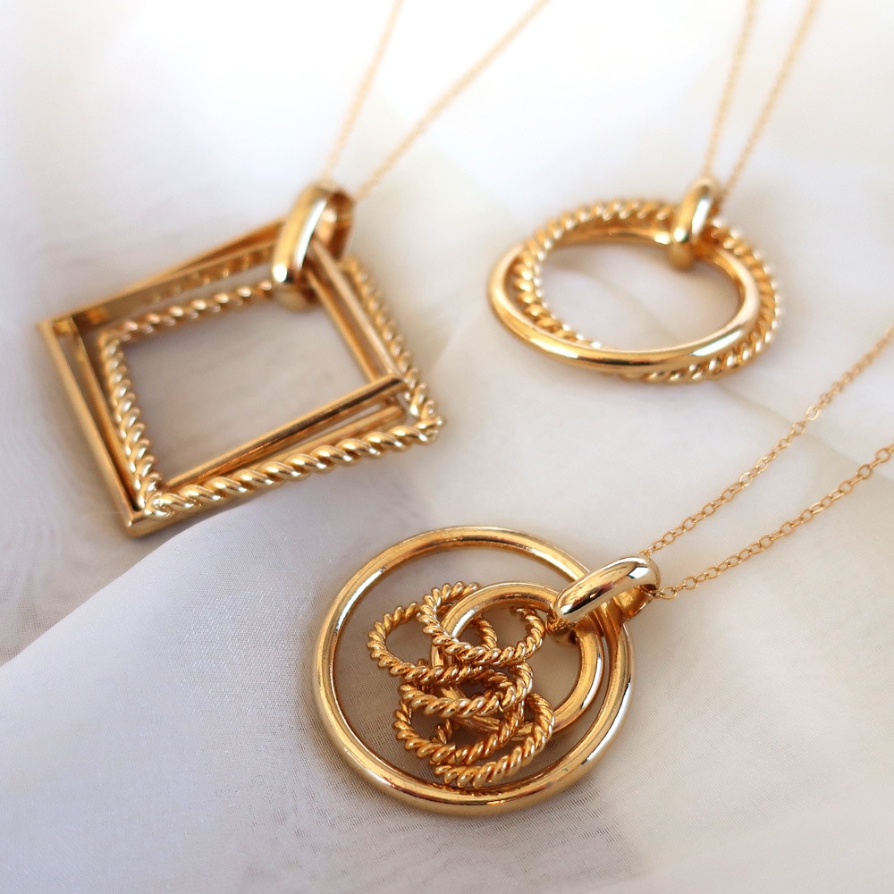 K18ネックレスとリングのセット Pasurohu] ネックレス レディース K18 18金コーティング シルバー925