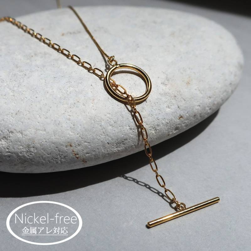 14金 インフィニティチェーンラリエット 14金 インフィニティチェーンラリエット