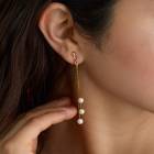 【SALE30％OFF】さくらんぼパールイヤリング/ピアス  |パール・コットンパール|イヤリング