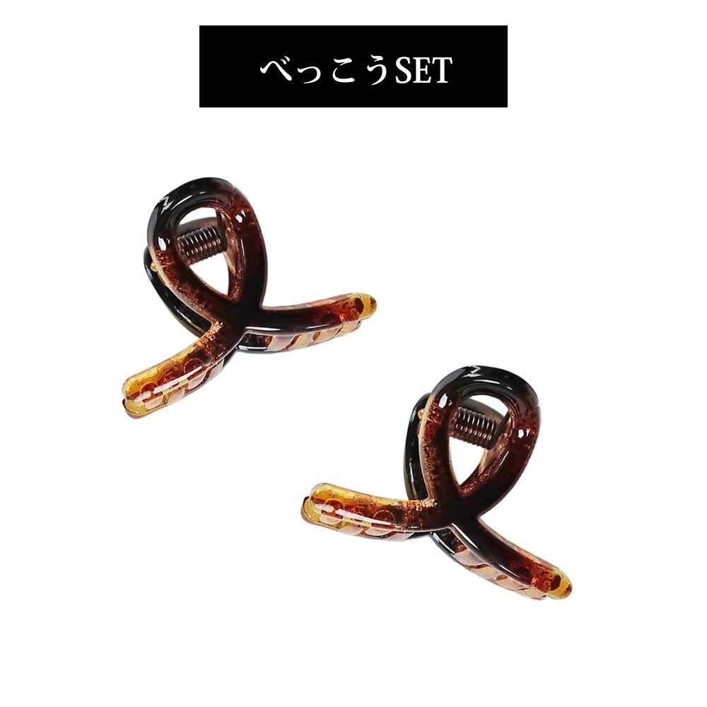 同色 2個セット ヘアクリップ ミニクリップ | ヘアーアクセサリー