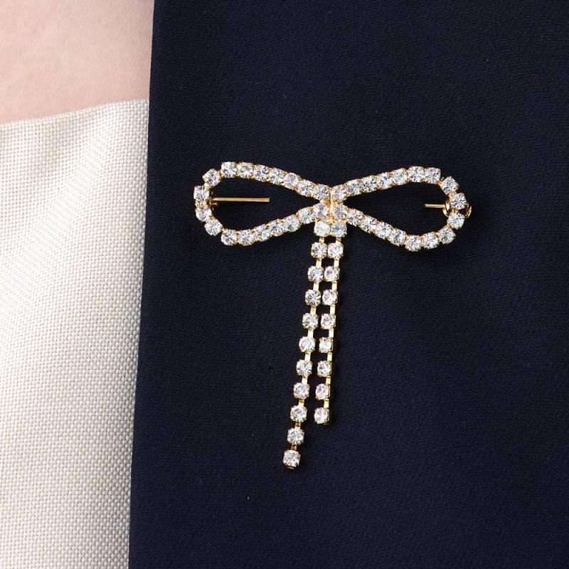 René リボンモチーフブローチ　アンティーク加工 René リボンモチーフブローチ アンティーク加工 René リボン