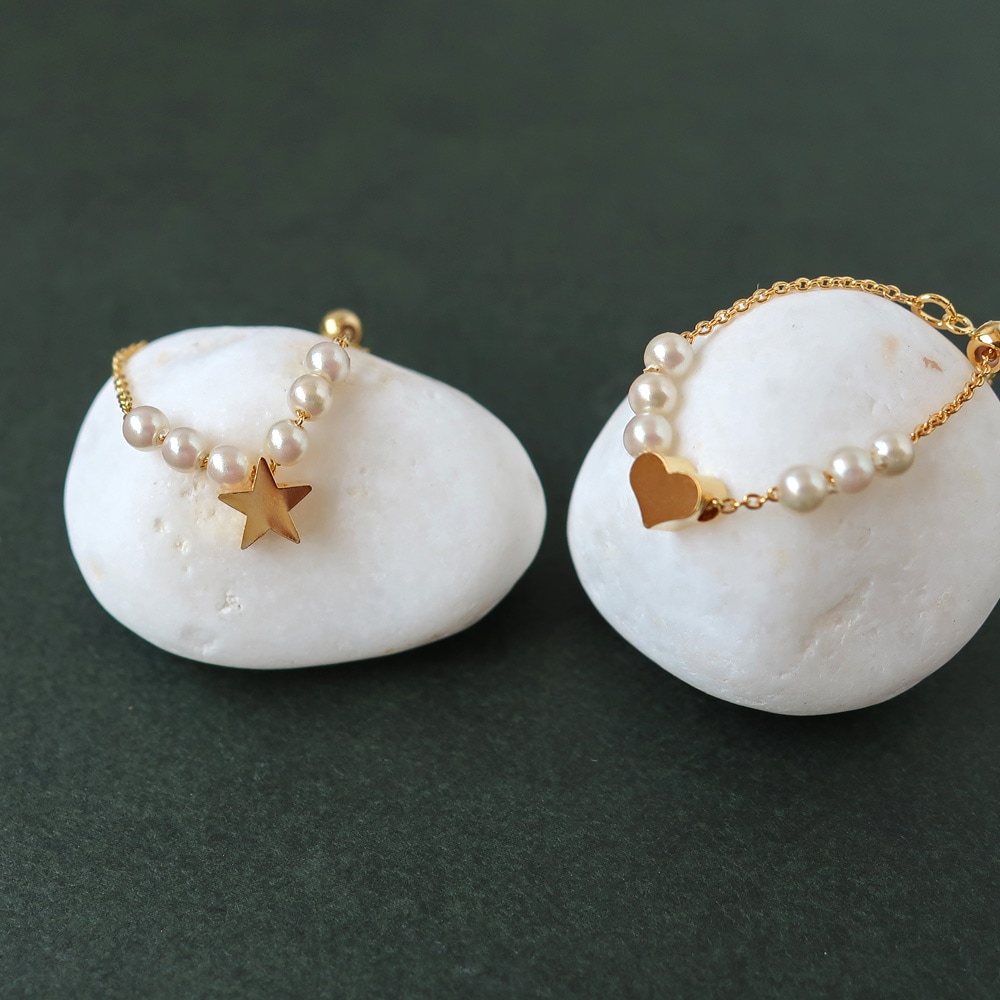 リング チェーンリング 日本製 指輪 フリーサイズ レディース ハート 星  小ぶり かわいい 金属アレルギー対応 ニッケルフリー ブランド K18GP ゴールド ピンキー ピンキーリング おしゃれ アクセサリー