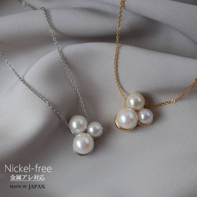 日本製 ネックレス トリロジーパール オケージョン | ネックレス