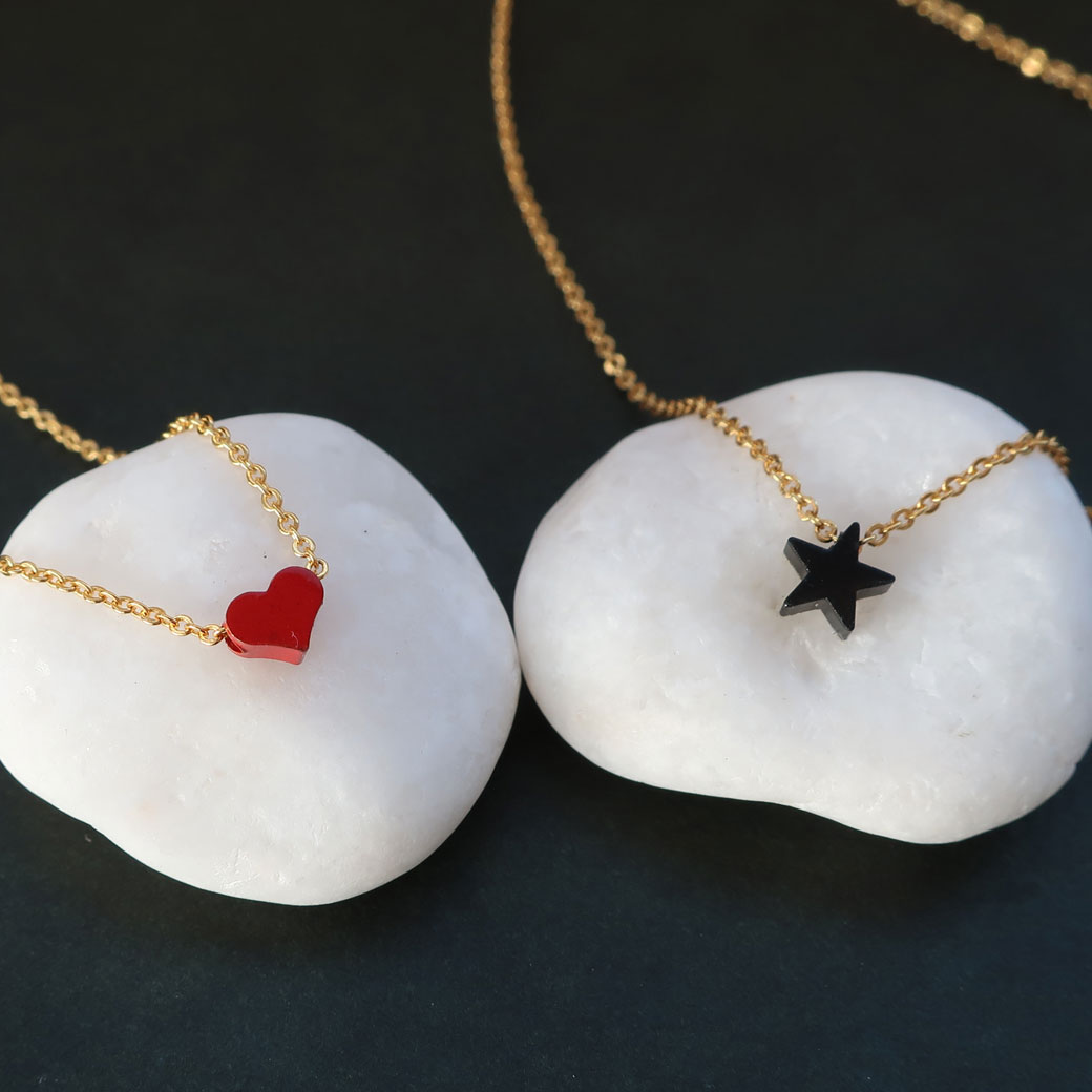 純国産 日本製 ネックレス ハートネックレス レディース ブランド