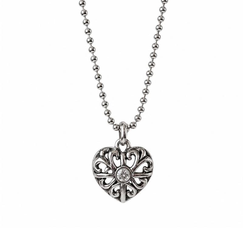 Vintage Heart Ball Chain Necklace｜ヴィンテージハート ボール
