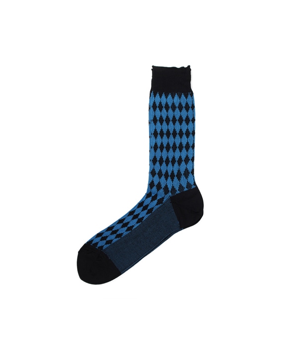 DIAMOND JACQUARD SOCKS