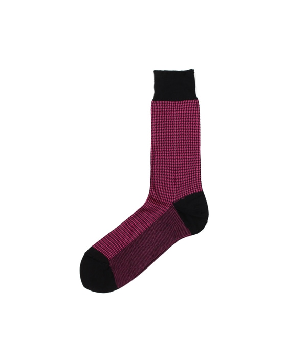 HOUNDSTOOTH JACQUARD SOCKS