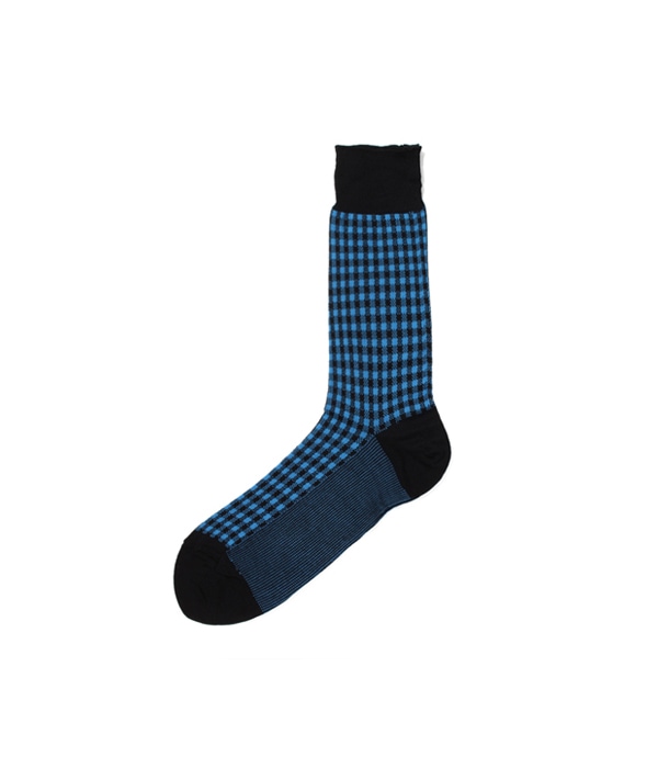 GINGHAM CHECK JACQUARD SOCKS
