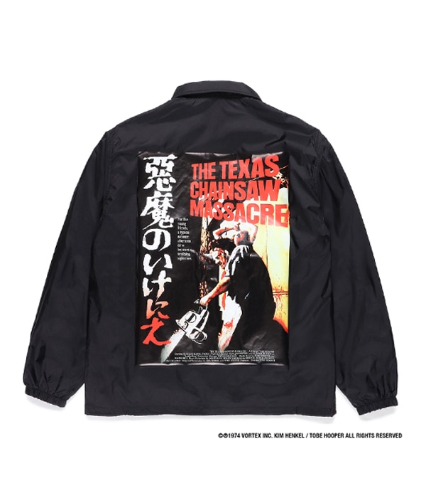 THE TEXAS CHAINSAW MASSACRE / COACH JACKET (TYPE-3)【BLACK】