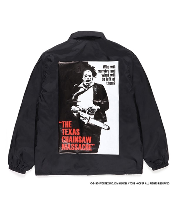 THE TEXAS CHAINSAW MASSACRE / COACH JACKET (TYPE-2)【BLACK】