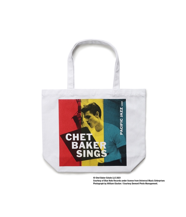 CHET BAKER / TOTE BAG【WHITE】